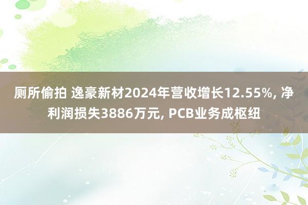 厕所偷拍 逸豪新材2024年营收增长12.55%， 净利润损失3886万元， PCB业务成枢纽